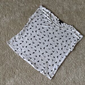Forever 21 White Tee with Black Bird Design